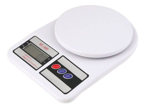 Balanza De Cocina Digital Sq Cozinha Sf-400 Pesa Hasta 10kg Blanco