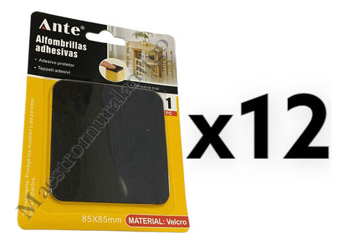 Alfombrillas Tope 85mm Velcros Protector Mueble Mesa Docena
