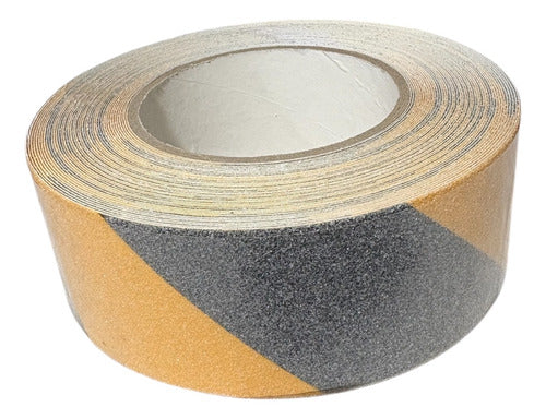 Cinta Antideslizante Delimitadora Amarillo Negro 15mx50mm Amarillo/negro Rayas