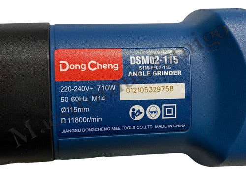 Esmeril Angular 710w 4 1/2 115mm Certificado Calidad Premium Azul