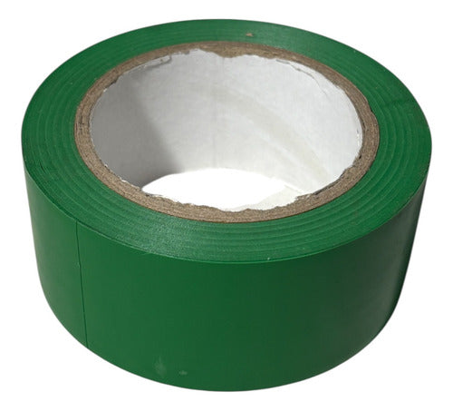 Cinta Delimitadora Peligro Verde Adhesiva 30mx48mm Ex-fuerte Verde