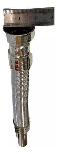 Tuberia De Desague Flexible 1 1/2 Extensible 34cm-77cm S/gri