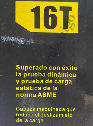 Gata Hidráulica Tipo Botella De 16 Toneladas Professional