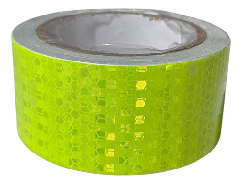 Cinta Reflectante Verde 5cmx10m Extra Fuerte Reflectiva