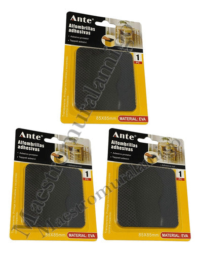 Alfombrillas Adhesiva 85mm Protector Tope Silla Mesa (pack3)