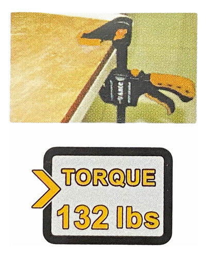Prensa Cierre Rapido 6 Pulgadas Sargento Torque 132lbs Profe