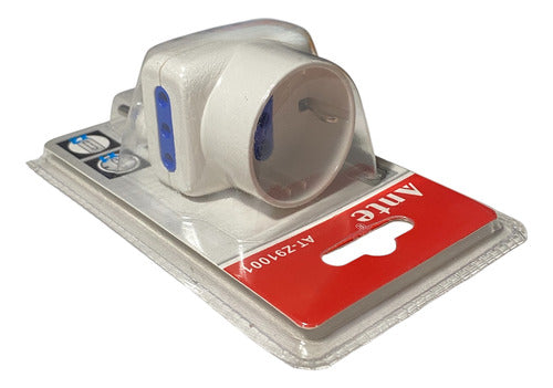 Adaptador Triple 10a 250v 1500w Certificado Premium Pack3