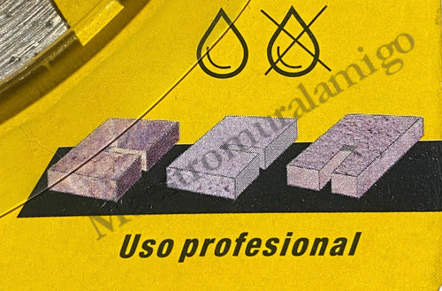 Disco Ceramica Diamantado 4 1/2 Segmentado Seco Uyu