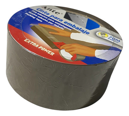 Cinta De Embalaje Café / Huincha Marron 48mmx70m ( Pack 3 ) Café Lisa