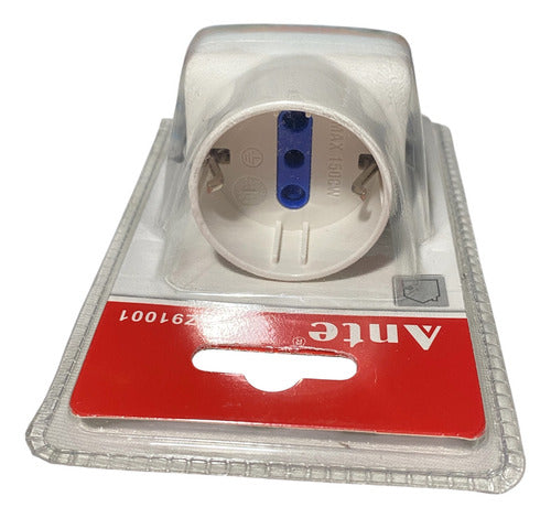 Adaptador Triple 10a 250v 1500w Certificado Proteccion Niño