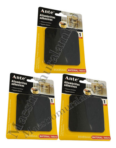 Alfombrillas Tope 85mm Velcros Protector Mueble Mesa Pack3