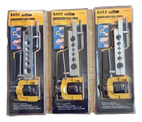 Abocinador Para Tubos De Cobre, Aluminio Y Acero Suave Pack3