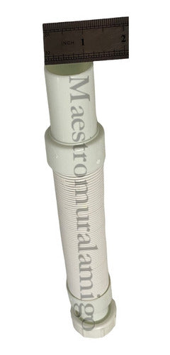 Tuberia De Desague Flexible 1 1/4 Extensible 27cm-77cm Full