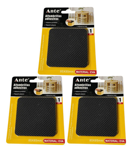 Alfombrillas Adhesiva 85mm Protector Tope Silla Mesa (pack3)
