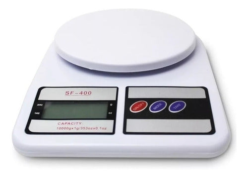 Balanza De Cocina Digital Sq Cozinha Sf-400 Pesa Hasta 10kg Blanco