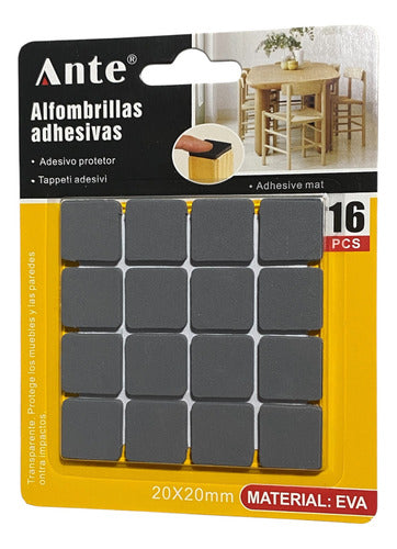 Alfombrillas Adhesiva 20mm Grisc Protectora Tope Patas Silla