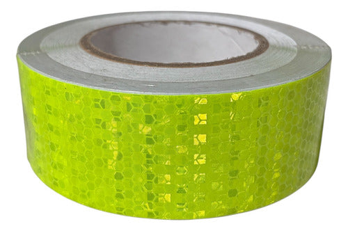 Cinta Reflectante Verde 5cmx25m Extra Fuerte Reflectiva