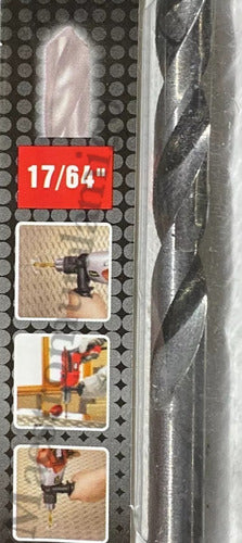 Broca Para Metal Acero Inoxidable 7mm Carb. Tungsteno Pack3