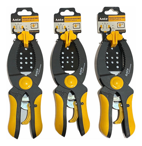 Prensa Auto Ajustable 9 Inch Torque 55lbs Profesional Pack3