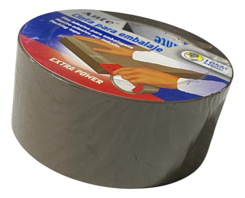 Cinta De Embalaje Café / Huincha Marron 48mmx105m ( Pack 3 ) Café Lisa