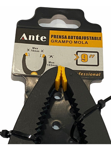 Prensa Auto Ajustable 9 Pulgadas Lag Torque 55lbs Prof Pack3