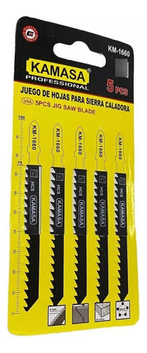 Juego De Hojas Para Sierra Caladora 5pzs Madera Professional