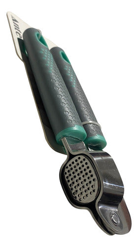 Prensa Moledor Picador Machacador Ajos Acero Inoxidable N430 Gris