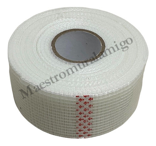 Cinta Fibra Junta Pared Adhesiva Extra Fuerte 50mmx90m Pack3