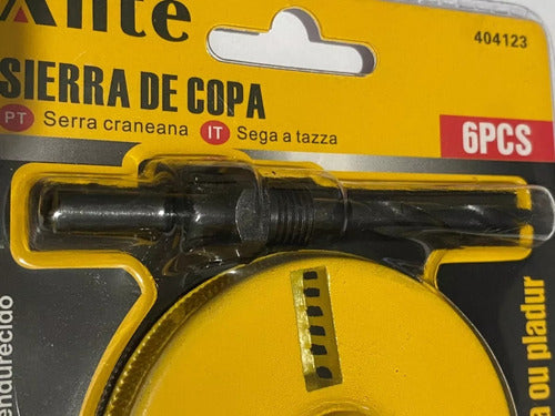 Sierra Copa Set 6pcs Sierras Acero Endurecido Temperado