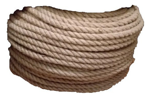 Cuerda De Cañamo Organico, Yute O Soga De 19mm X 60m Premium