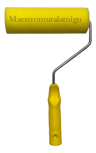 Rodillo Esponja Pintar Latex Y Sintético 18cm Premium Pack3