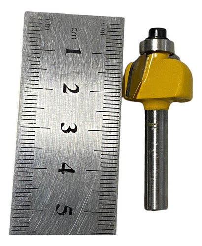 Juego De 6 Brocas Fresas Madera Router 6.35mm 1/4 Pro