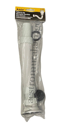 Tuberia Desague Flexible 1 1/4 Extensible 27-77cm Full Pack3