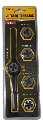 Juego De Terrajas Set Hembra 6pcs Premium Pack3 Plateado