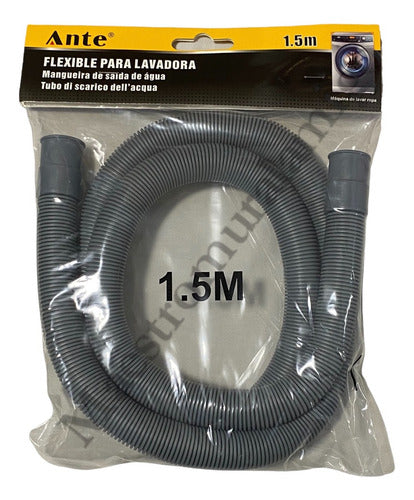 Manguera Desagüe Para Lavadoras Drenaje 1.5 Metros Premium