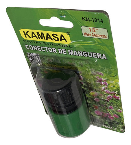 Conector Acople Rápido De Manguera De 1/2 Professional Pack3 Verde