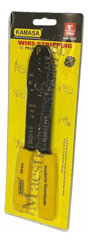 Alicate Pelacable Multiuso Electrico Cortador 9inch Pro Pak3