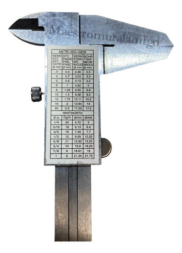 Pie De Metro Caliper Vernier 150mm Universal Profesional Uyu