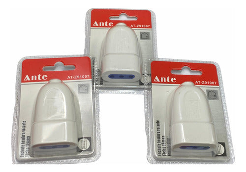 Enchufe Hembra Volante 10a 250v 2200w Certificado Premium