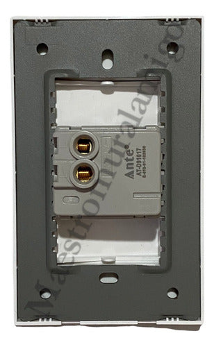 Interruptor Simple 9/12 16a 250v Certificado Resiste Fuego B Blanco