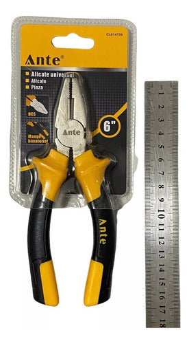 Alicate Universal De Acero 6inch Bimaterial Premium (pack2)