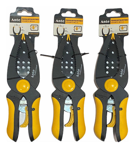 Prensa Auto Ajustable 9 Pulgadas Lag Torque 55lbs Prof Pack3