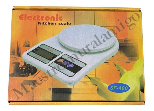 Balanza De Cocina Digital Sq Cozinha Sf-400 Pesa Hasta 10kg Blanco