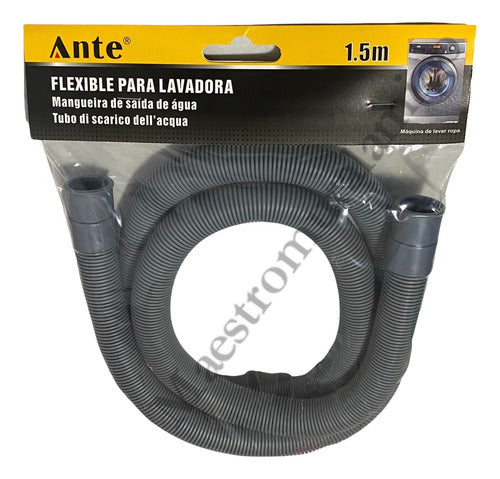 Manguera Desagüe Para Lavadoras Drenaje 1.5 Metros Premium