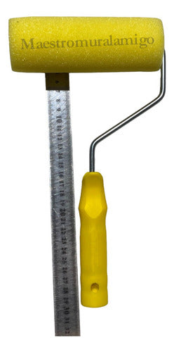 Rodillo Esponja Pintar Latex Y Sintético 15cm Premium Pack3