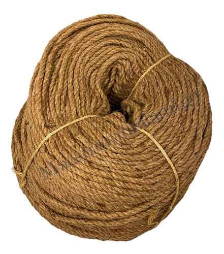 Cuerda De Cañamo Organico Yute O Soga De 8mm X 300m Premium