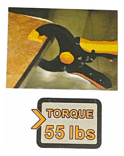Prensa Auto Ajustable 8 Pulgadas Torque 55lbs Profesional