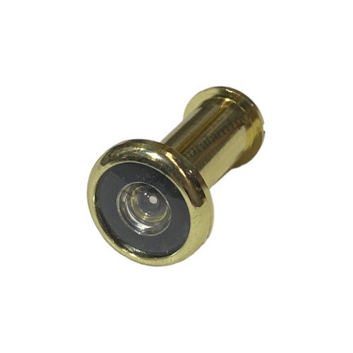 Visor De Puerta Mirilla Ojo Magico Dorado ( Docena )