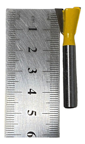 Juego De 6 Brocas Fresas Madera Router 6.35mm 1/4 Pro
