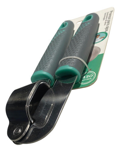 Prensa Moledor Picador Machacador Ajos Acero Inoxidable N430 Gris